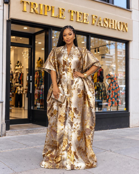 African brocade boubou dress| Rich aunty| danshiki | Kaftan| Jalabiya| Nigerian dress bubu| Party dress| European brocade boubou| Modesty