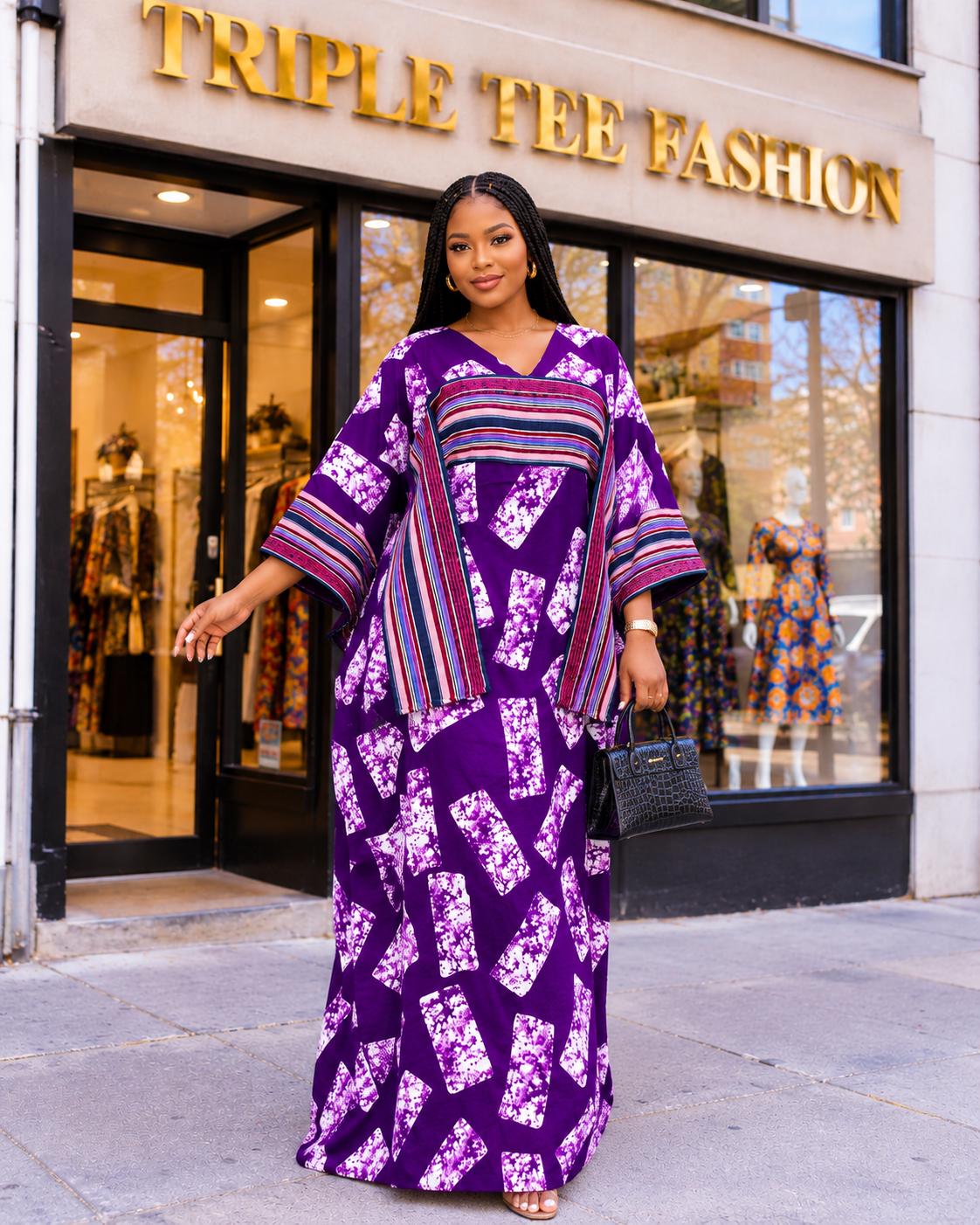 African Ankara Brocade dress| danshiki | Kaftan| Handmade African print dress | Nigerian made | Tie and Dye | Boubou| Rich aunty| Ankara