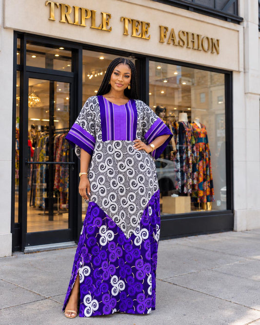 African Ankara Brocade dress| danshiki | Kaftan| Handmade African print dress | Nigerian made | Tie and Dye | Boubou| Rich aunty| Ankara