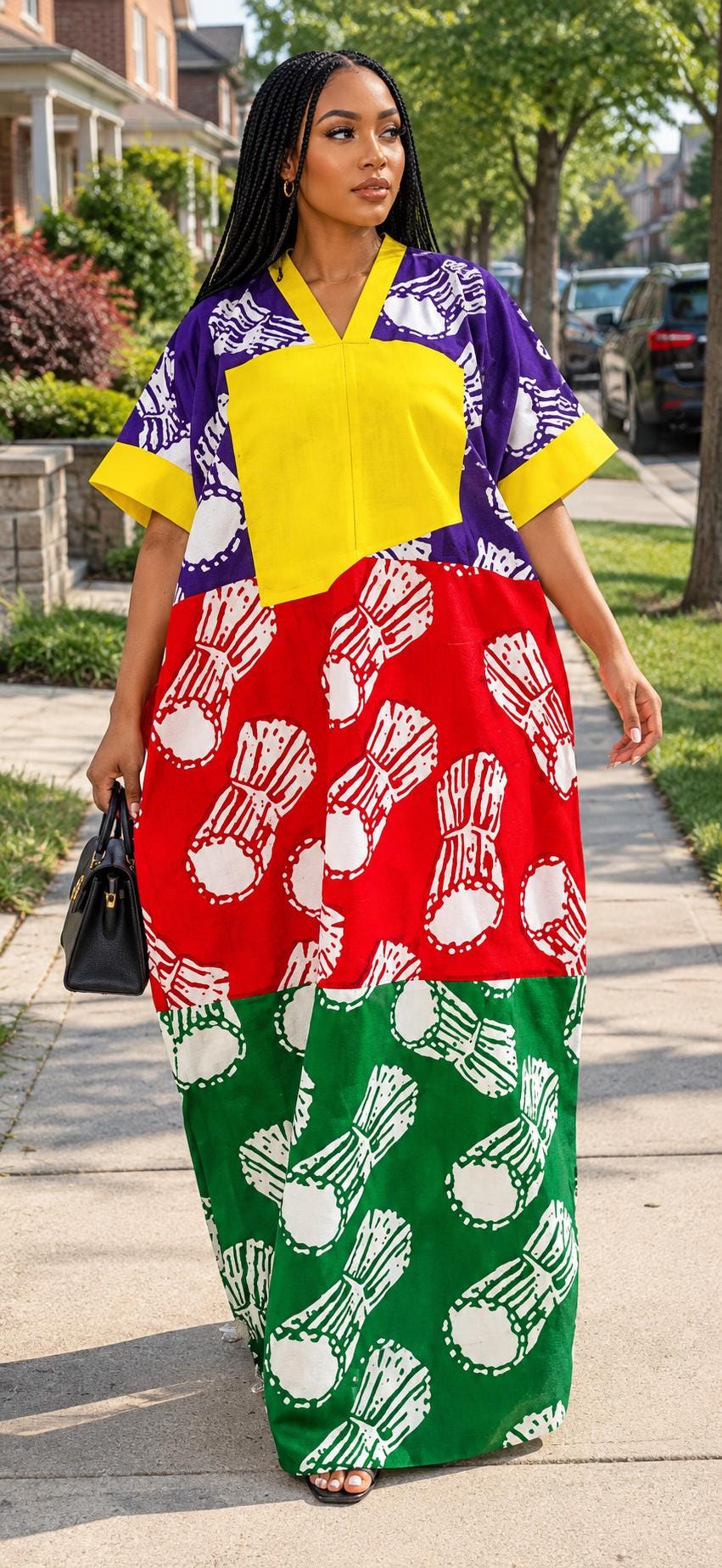 African Ankara Brocade dress| danshiki | Kaftan| Handmade African print dress | Nigerian made | Tie and Dye | Boubou| Rich aunty| Ankara