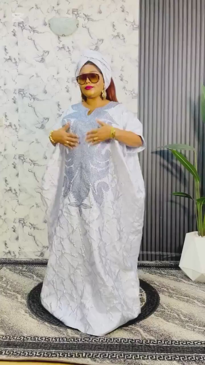 High Quality European Damask Brocade Agbada dress| danshiki| Nigerian made | African Fashion| Boubou| Rich aunty| Agbada for women| Tinko