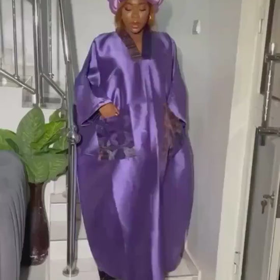 African Mikado Adire Boubou| danshiki | Kaftan| Jalabiya| Rich aunty | Nigerian dress| One size fits all| Mikado Brocade boubou| Brocade