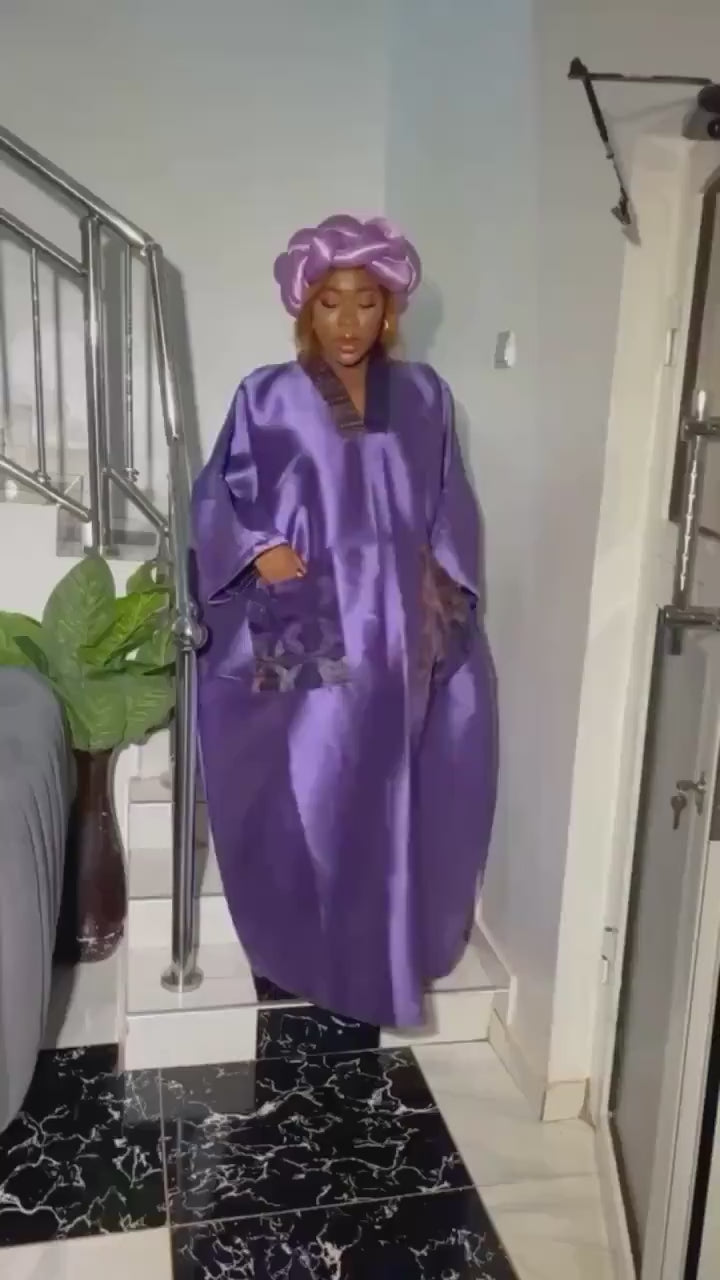 African Mikado Adire Boubou| danshiki | Kaftan| Jalabiya| Rich aunty | Nigerian dress| One size fits all| Mikado Brocade boubou| Brocade