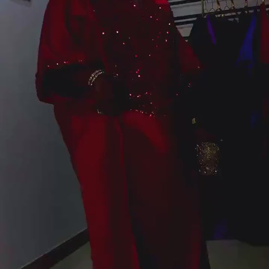 African dress| danshiki | Kaftan| Jalabiya| Rich aunty | Nigerian dress| Party dress| One size fits all| Mikado and sequin boubou| Brocade