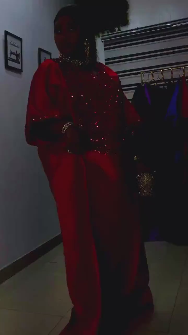 African dress| danshiki | Kaftan| Jalabiya| Rich aunty | Nigerian dress| Party dress| One size fits all| Mikado and sequin boubou| Brocade