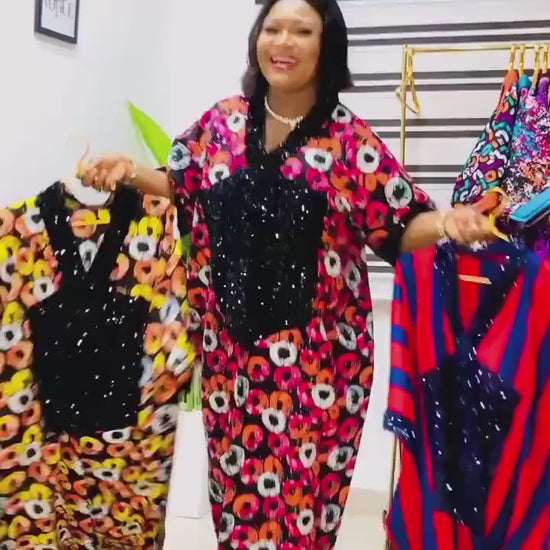 African Ankara dress| danshiki | Kaftan| African print dress | Nigerian made | Wedding Party dress| Boubou| Rich aunty vibes