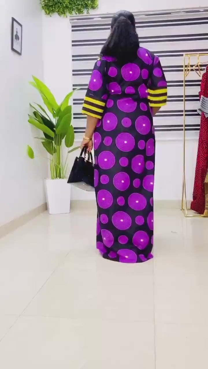 African Ankara Brocade dress| danshiki | Kaftan| Handmade African print dress | Nigerian made | Tie and Dye | Boubou| Rich aunty| Ankara