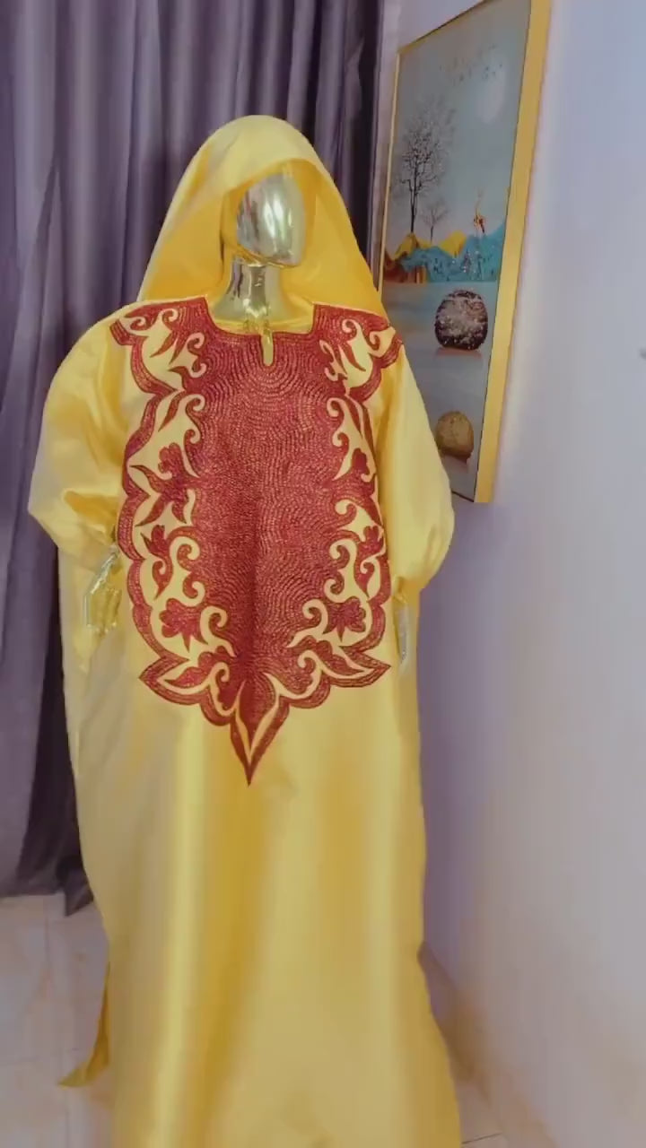 African Embroidery Mikado boubou | Mikado | long danshiki | Kaftan| Modest Dress | Rich aunty | Nigerian dress| Party dress| African Culture