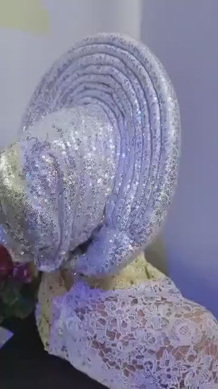 Luxury African Auto gele| Turban Hat for Ladies| Pre tied Hat| Zara cap| Eid |Pre styled Head Tie| Ready To Wear Turban Headtie| Muslim Wome