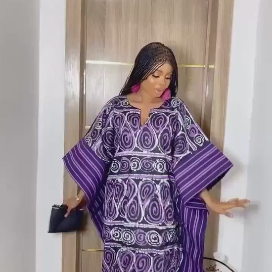 African Adire Batik dress| danshiki | Kaftan| Handmade African print dress | Nigerian made | Tie and Dye | Boubou| Rich aunty| Ankara