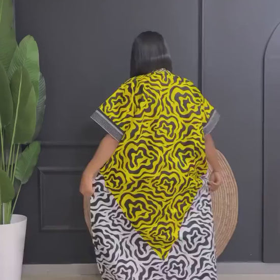 African dress| Adire| long danshiki | Kaftan| Jalabiya| Rich aunty | Nigerian made dress| Party dress| One size fits all| plus size bubu