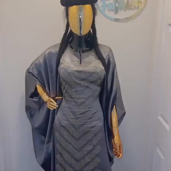 High quality duchess silk dress| Boubou| Rich aunty vibes| African dress| danshiki | Kaftan| Jalabiya| Rich aunty | Nigerian dress| Ankara