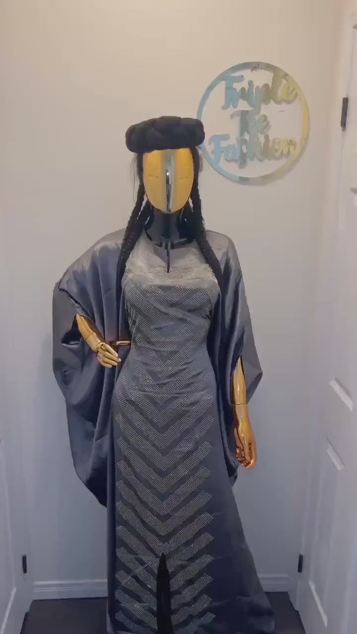 High quality duchess silk dress| Boubou| Rich aunty vibes| African dress| danshiki | Kaftan| Jalabiya| Rich aunty | Nigerian dress| Ankara