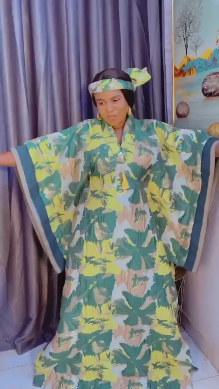 African dress| danshiki | Kaftan| Jalabiya| Rich aunty | Nigerian dress| Party dress| One size fits all| European brocade boubou| Rich Aunty
