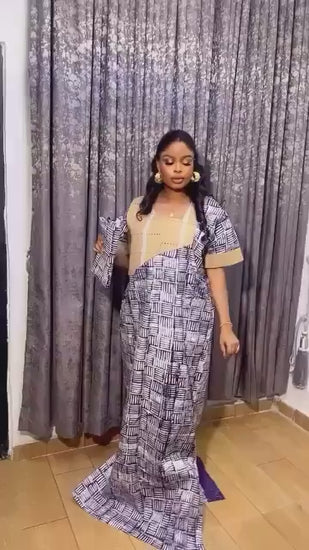 African Adire Batik dress| danshiki | Kaftan| Handmade African print dress | Nigerian made | Tie and Dye | Boubou| Rich aunty| Ankara