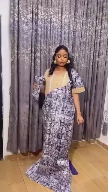 African Adire Batik dress| danshiki | Kaftan| Handmade African print dress | Nigerian made | Tie and Dye | Boubou| Rich aunty| Ankara