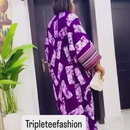 African Ankara Brocade dress| danshiki | Kaftan| Handmade African print dress | Nigerian made | Tie and Dye | Boubou| Rich aunty| Ankara