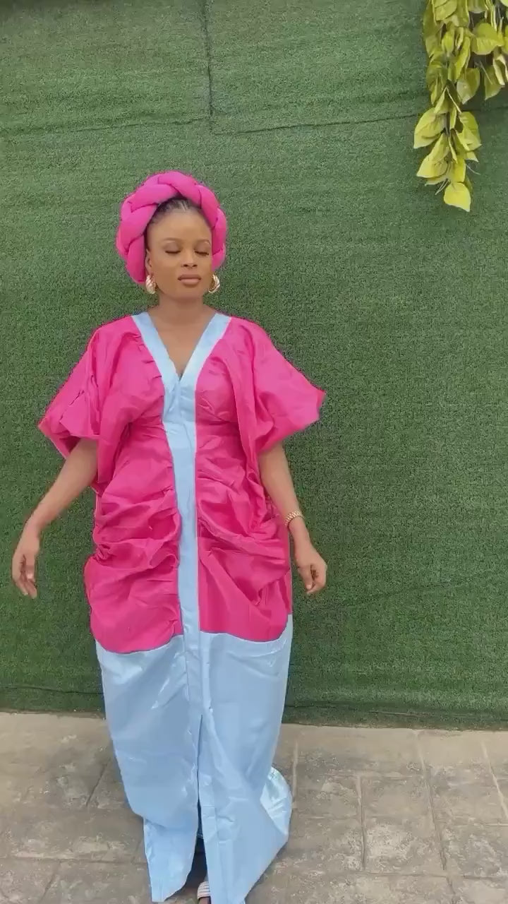 African  boubou dress| danshiki | Kaftan| Jalabiya| Rich aunty | Nigerian dress| Party dress| One size fits all| Mikado bubu