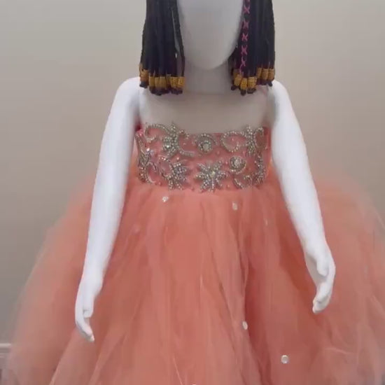 Beautiful Princess Baby Girl Birthday Dress| Flower Girl Dress| Fairytale Dress| Kids Ballgown| Kids Birthday Photoshoot Dress
