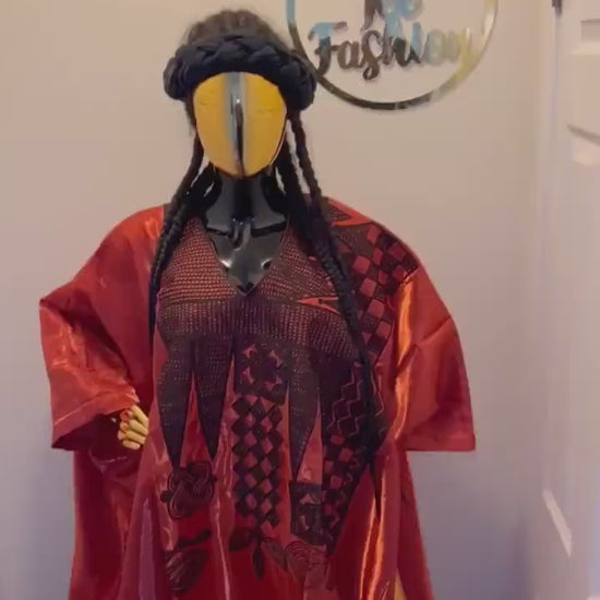 African Embroidery Liquid Mikado boubou | Mikado | long danshiki | Kaftan| Modest Dress | Rich aunty | Nigerian dress| Party dress