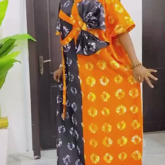 Ankara Boubou Dress | African Print Kaftan, Party Gown