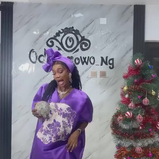 African dress| danshiki | Kaftan| Jalabiya| Rich aunty | Nigerian dress| Party dress| One size fits all| Mikado and sequin boubou| Brocade