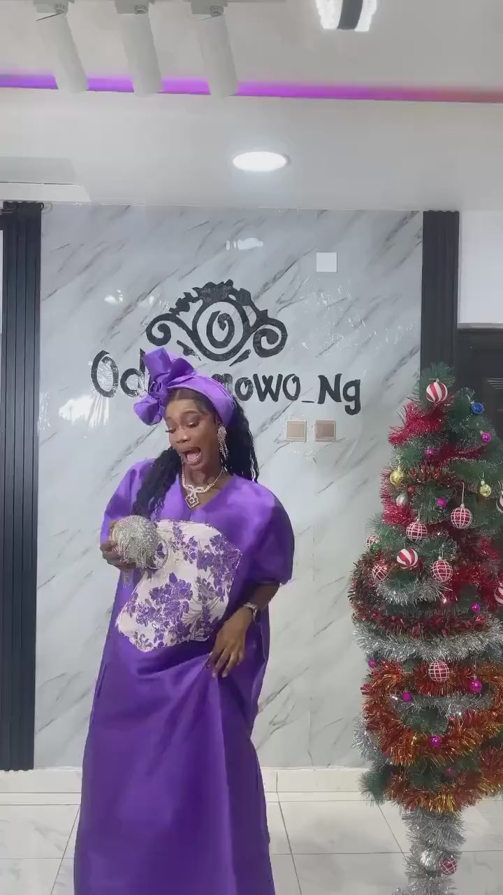 African dress| danshiki | Kaftan| Jalabiya| Rich aunty | Nigerian dress| Party dress| One size fits all| Mikado and sequin boubou| Brocade