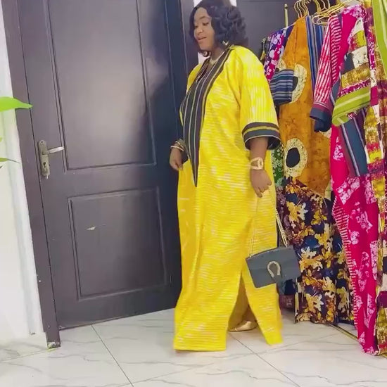 African Ankara Brocade dress| danshiki | Kaftan| Handmade African print dress | Nigerian made | Tie and Dye | Boubou| Rich aunty| Ankara